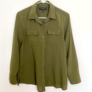 Banana Republic, Forest Green, Petite Small